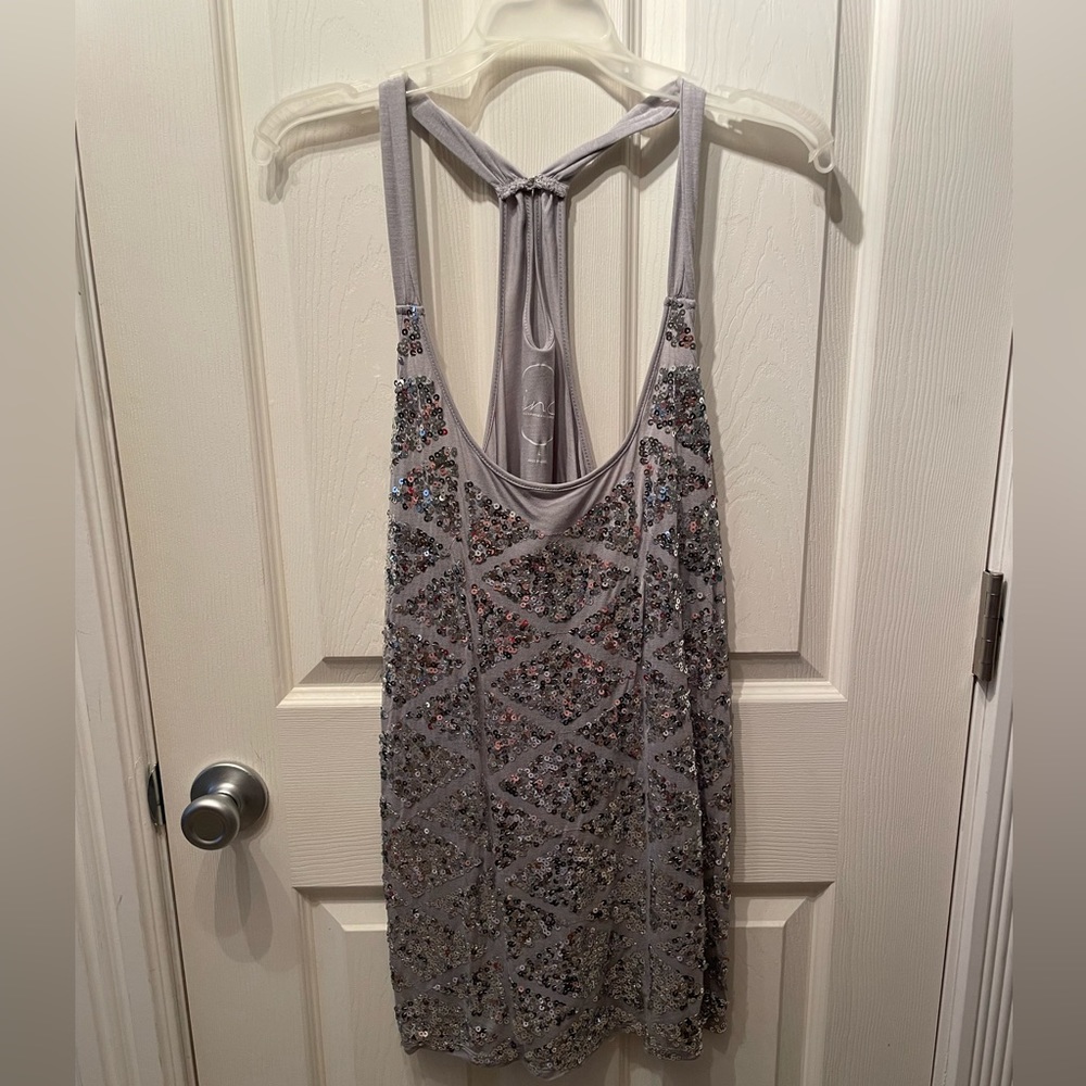Sequined Dressy Tank